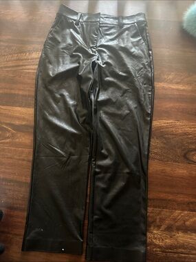 Commando Black Straight-Leg Faux Leather Pants